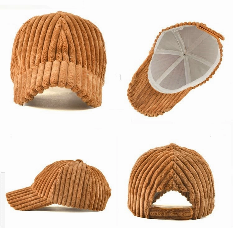 Chunky Corduroy Baseball Cap