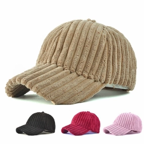 Chunky Corduroy Baseball Cap