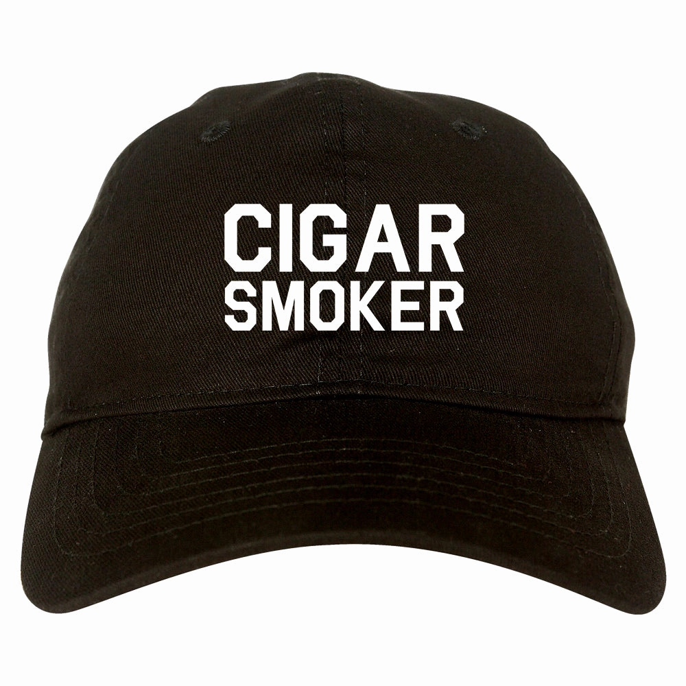 Cigar Smoker Mens Dad Hat Baseball Cap