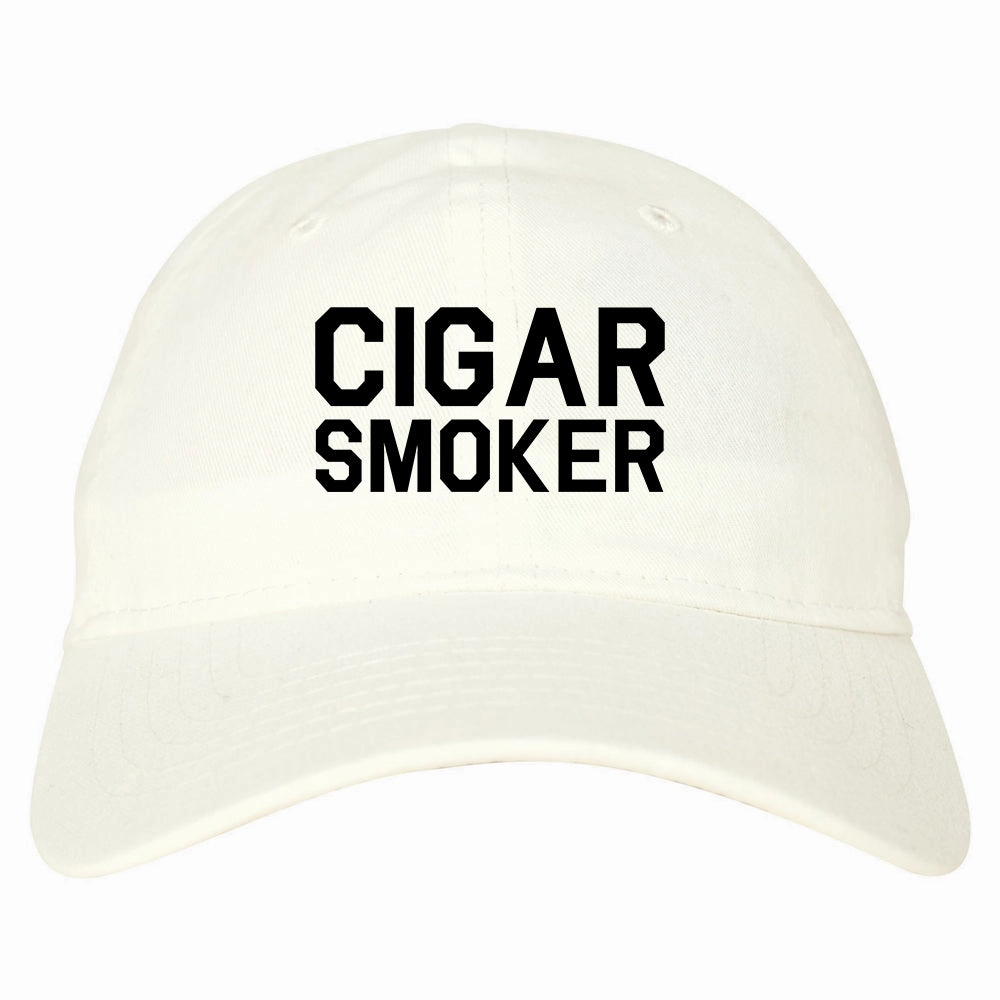 Cigar Smoker Mens Dad Hat Baseball Cap