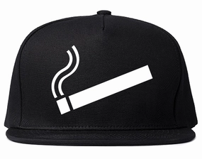 Cigarette Chest Mens Snapback Hat