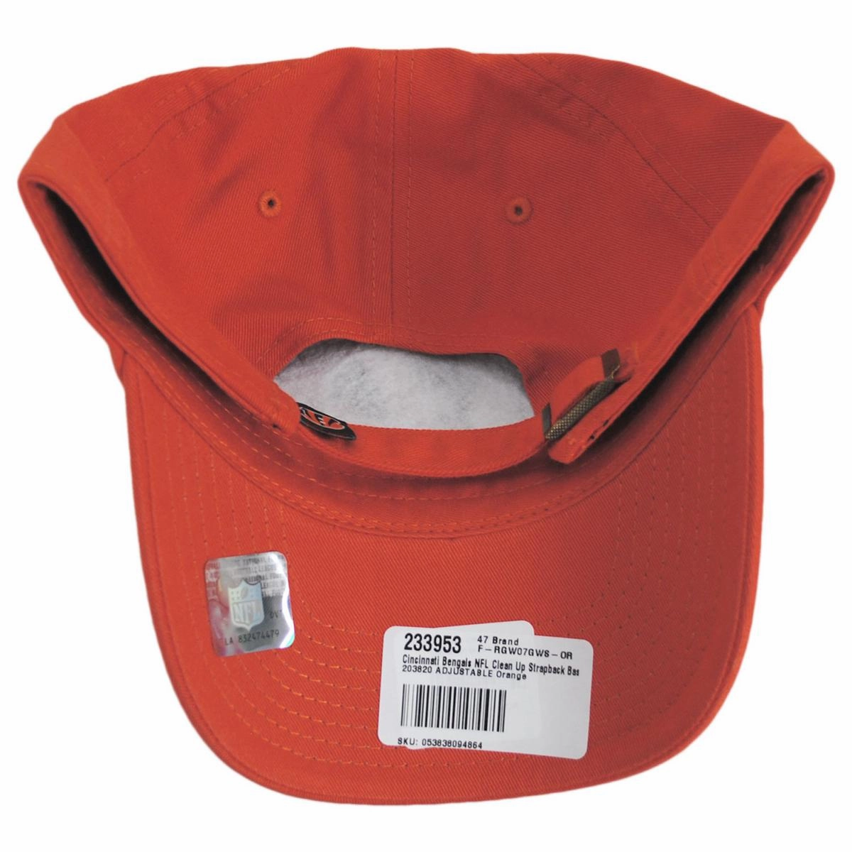 Cincinnati Bengals NFL Clean Up Strapback Baseball Cap Dad Hat
