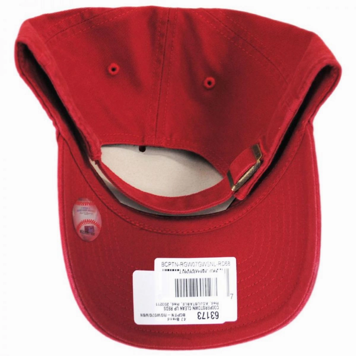Cincinnati Red MLB Cooperstown Clean Up Strapback Baseball Cap Dad Hat
