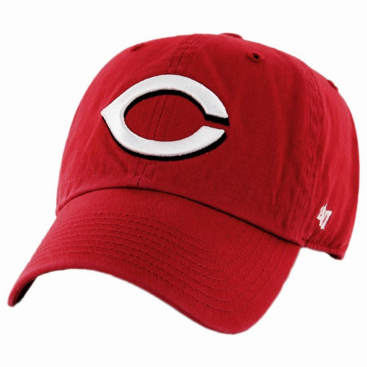 Cincinnati Reds MLB Clean Up Strapback Baseball Cap Dad Hat