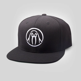 Circle Logo Snapback - Black