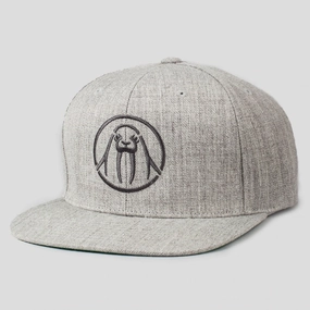 Circle Logo Snapback - Heather