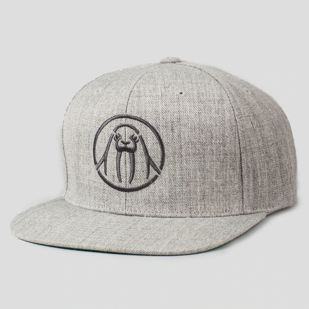 Circle Logo Snapback - Heather