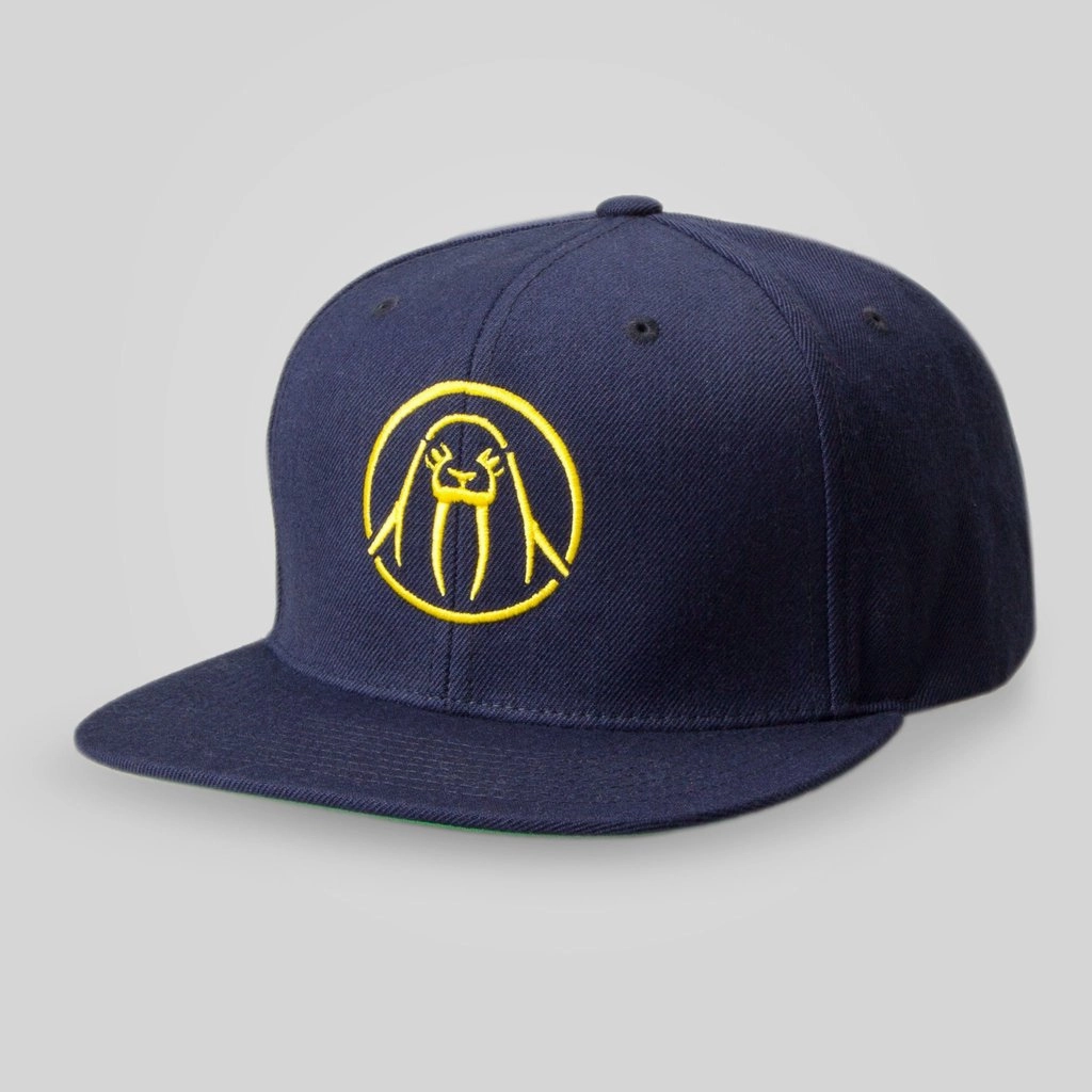 Circle Logo Snapback - Navy/Gold