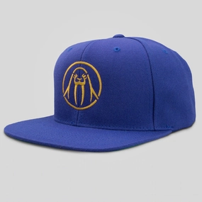 Circle Logo Snapback - Royal/Gold