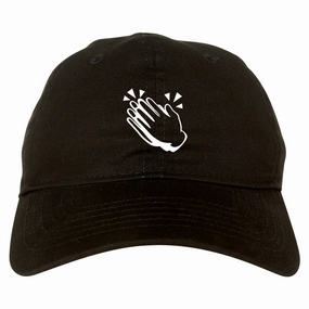 Clapping Hands Chest Mens Dad Hat Baseball Cap