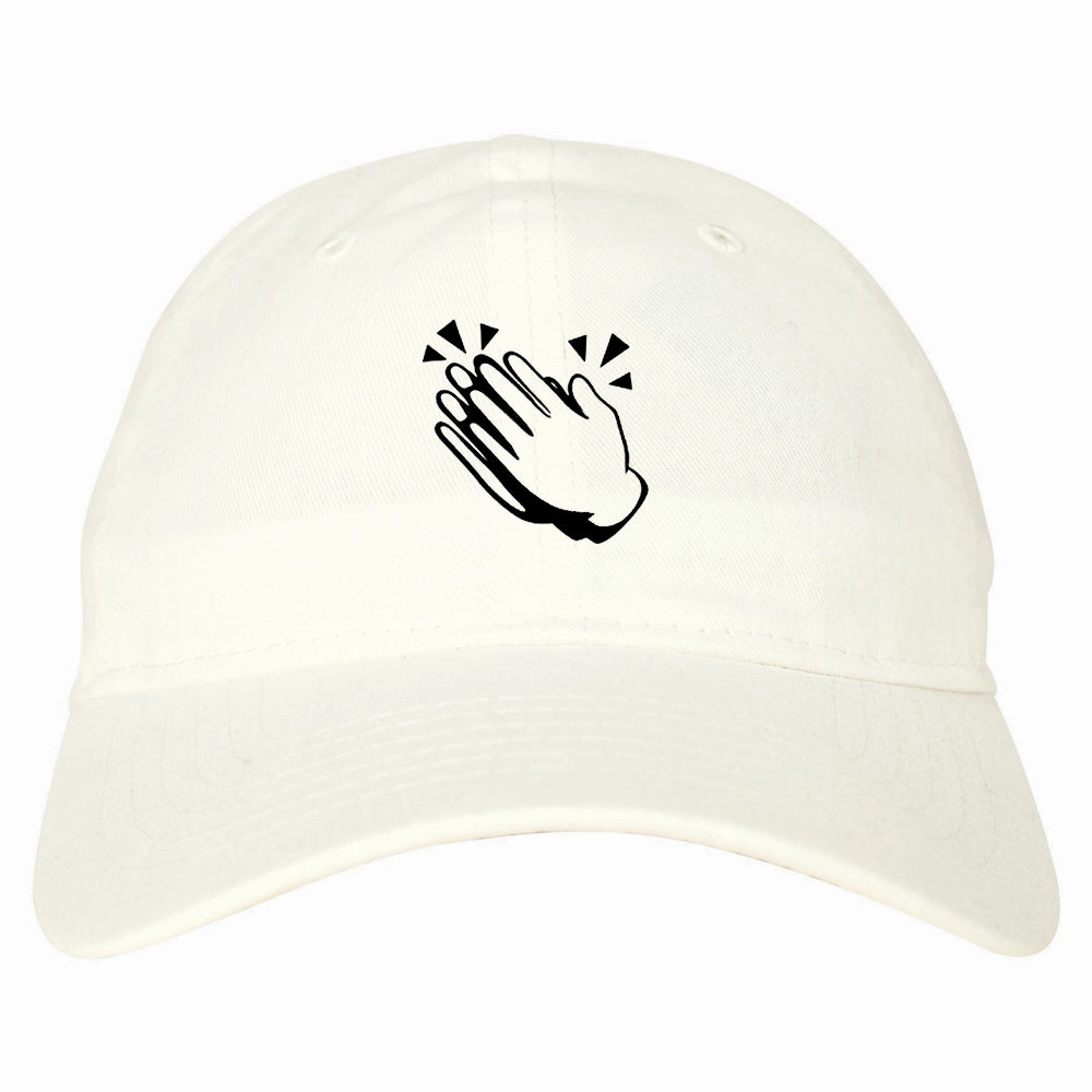 Clapping Hands Chest Mens Dad Hat Baseball Cap
