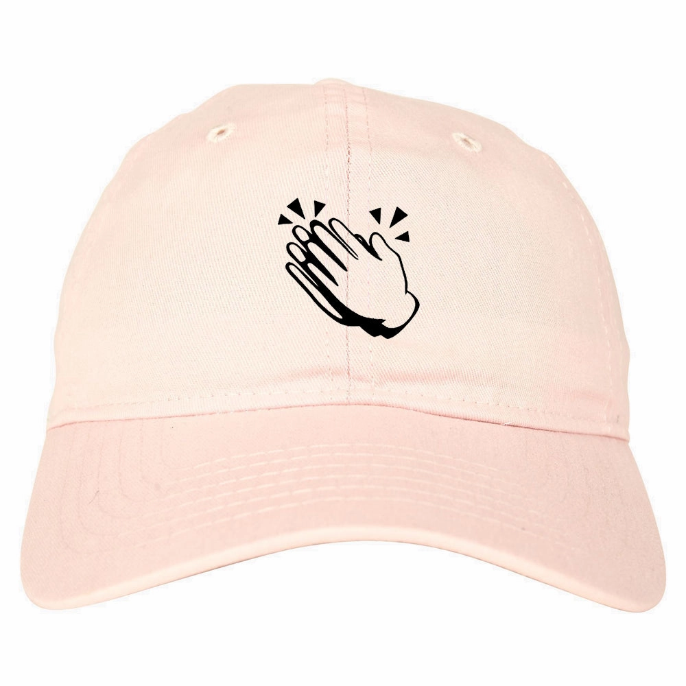 Clapping Hands Chest Mens Dad Hat Baseball Cap