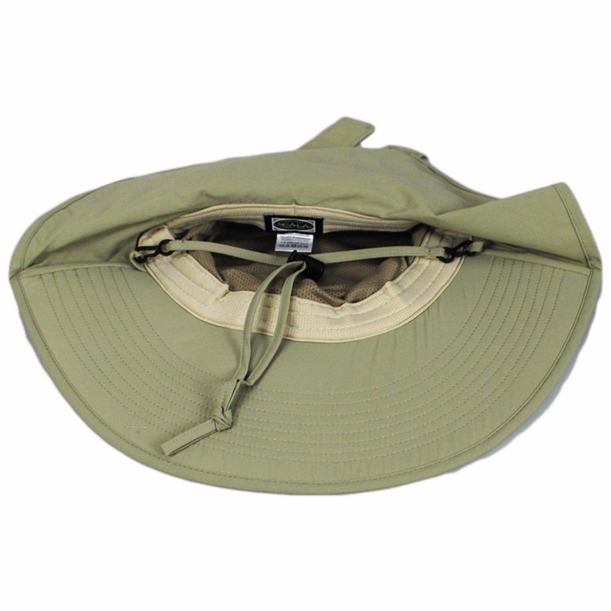 CLARICE NYLON TRAIL HAT WITH BOW