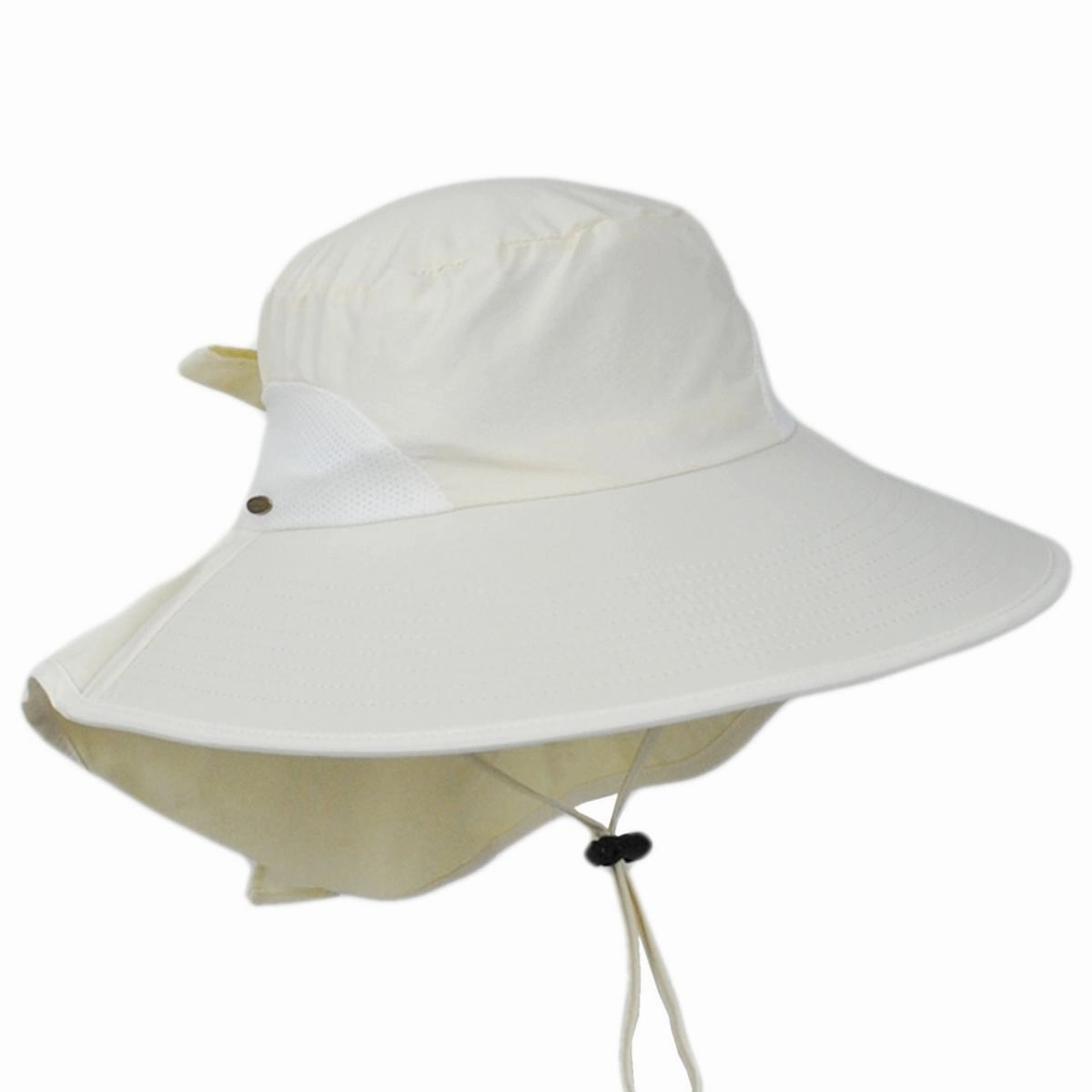 CLARICE NYLON TRAIL HAT WITH BOW