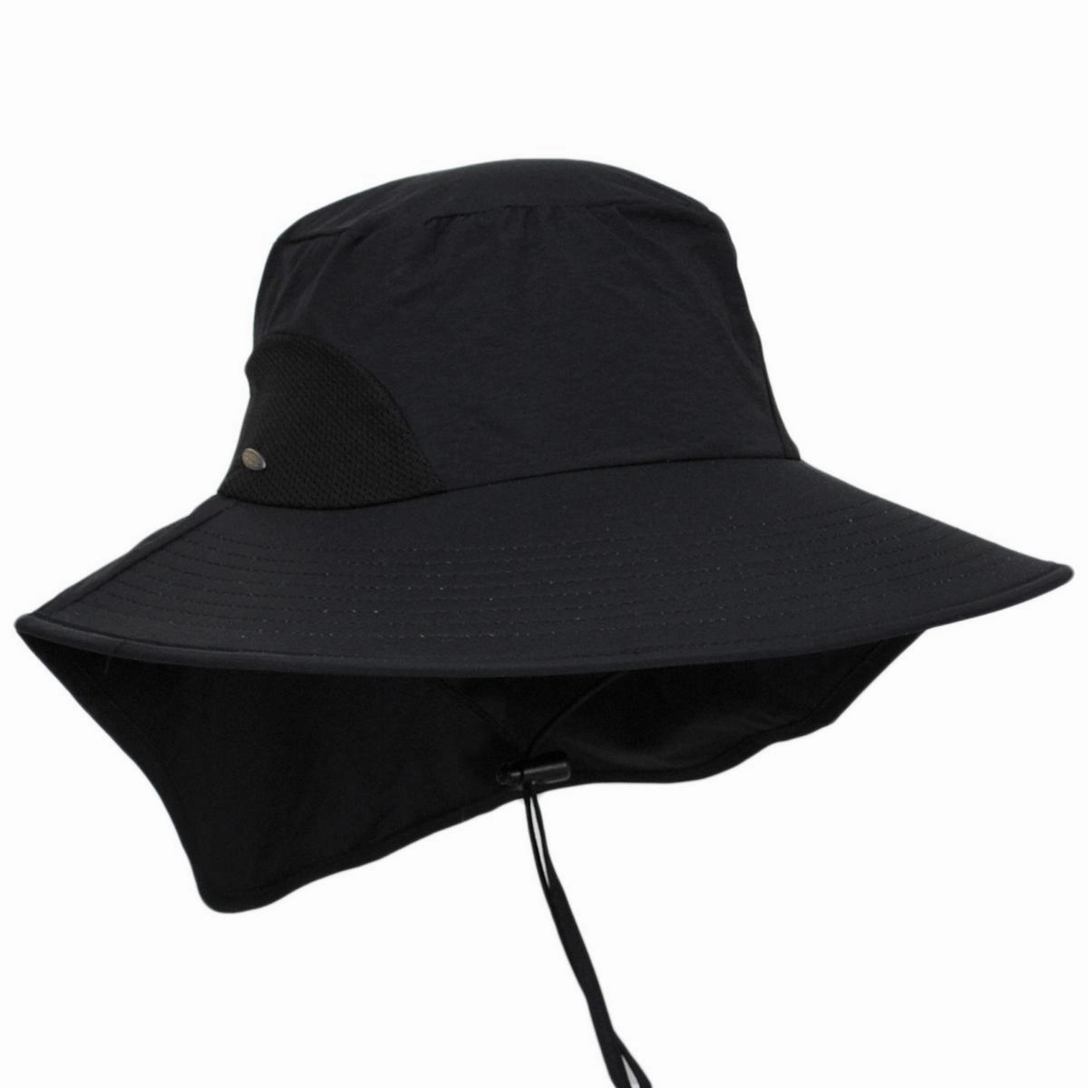 CLARICE NYLON TRAIL HAT WITH BOW