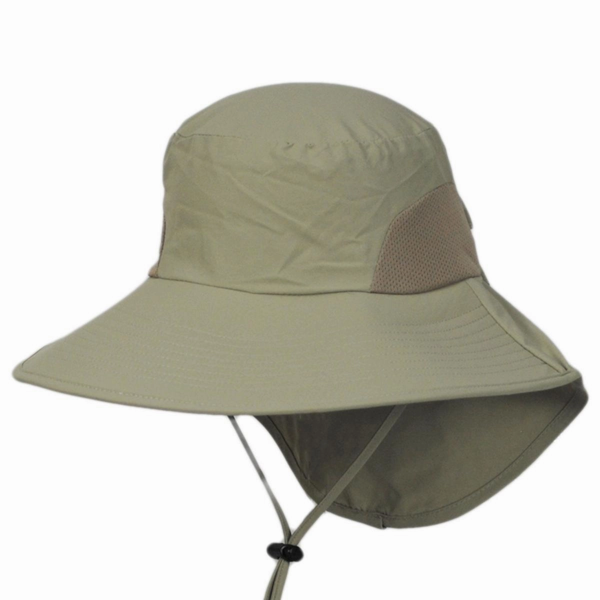 CLARICE NYLON TRAIL HAT WITH BOW