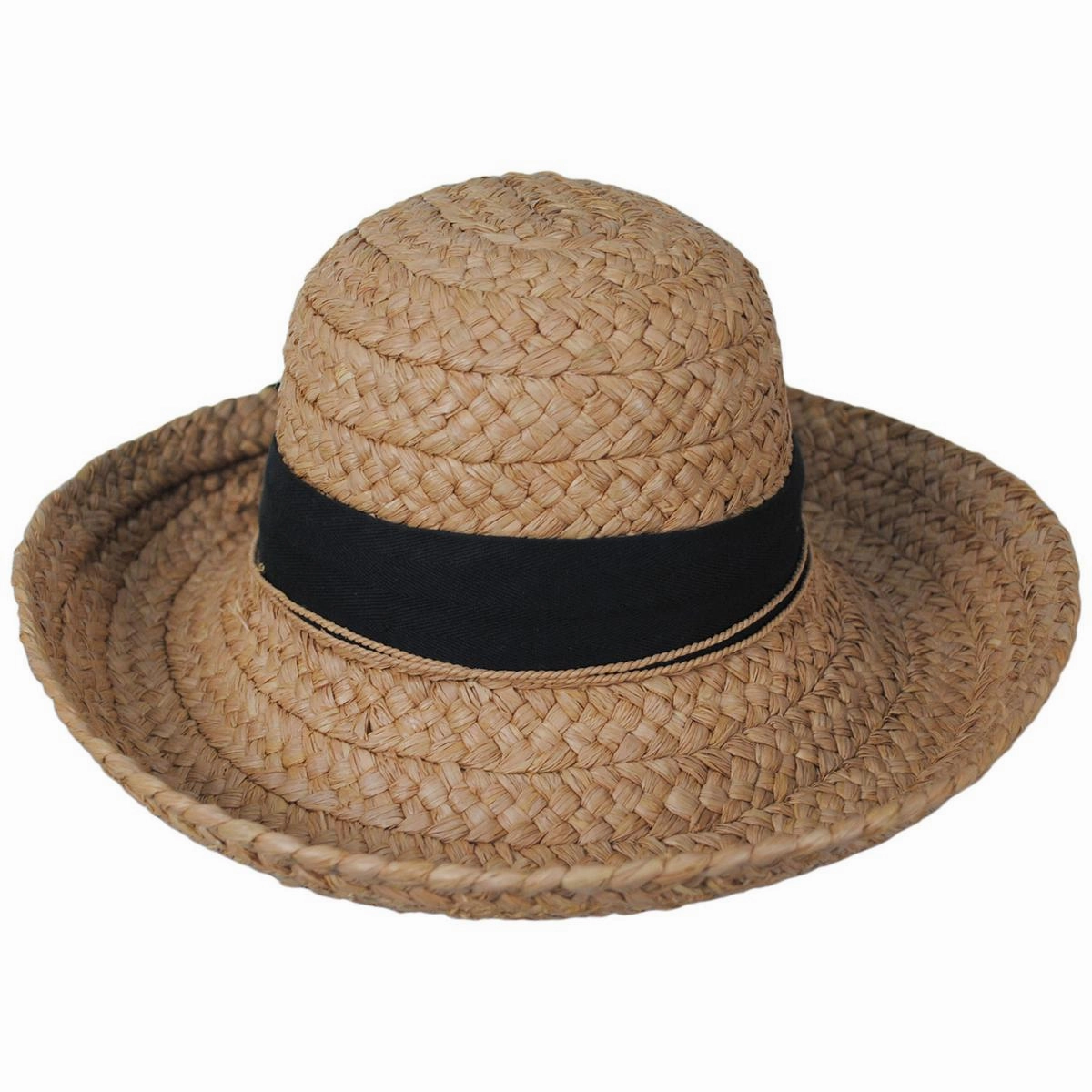 Classic 5 Raffia Wide Braid Sun Hat