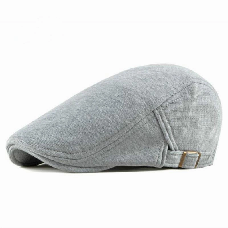 Classic Plain Cotton Flat Cap