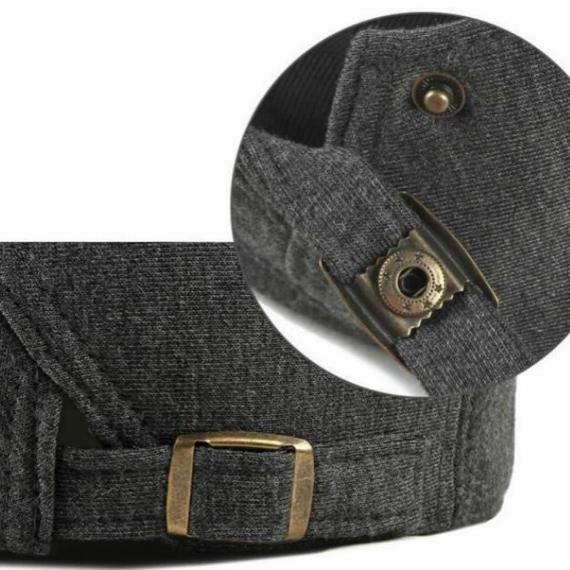 Classic Plain Cotton Flat Cap
