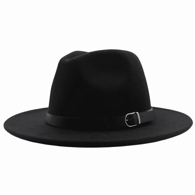 Classic Plain Felt Fedora Hat