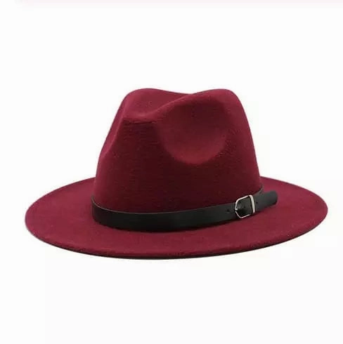 Classic Plain Felt Fedora Hat
