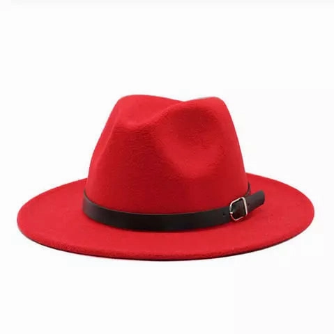 Classic Plain Felt Fedora Hat