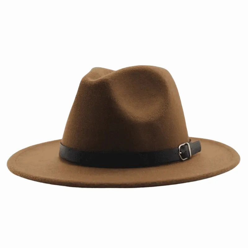 Classic Plain Felt Fedora Hat