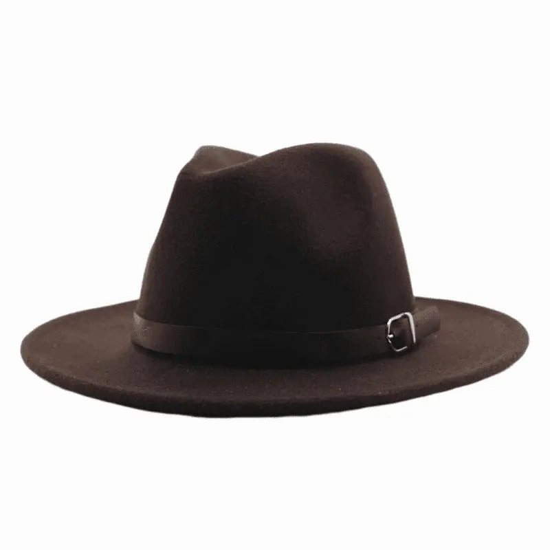Classic Plain Felt Fedora Hat