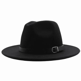 Classic Plain Felt Fedora Hat