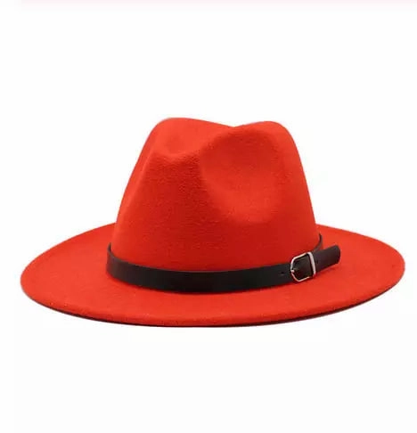 Classic Plain Felt Fedora Hat