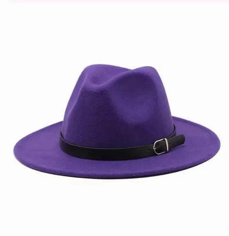 Classic Plain Felt Fedora Hat