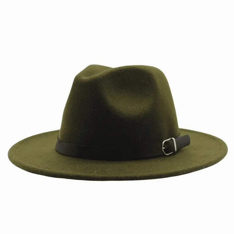 Classic Plain Felt Fedora Hat