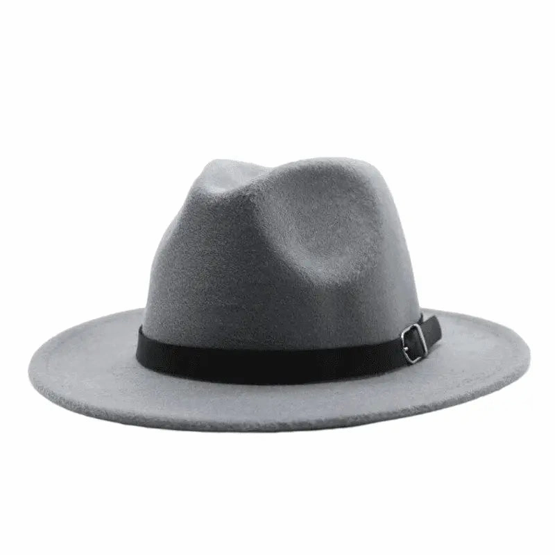 Classic Plain Felt Fedora Hat