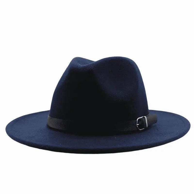 Classic Plain Felt Fedora Hat