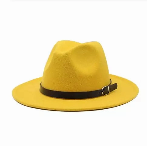 Classic Plain Felt Fedora Hat
