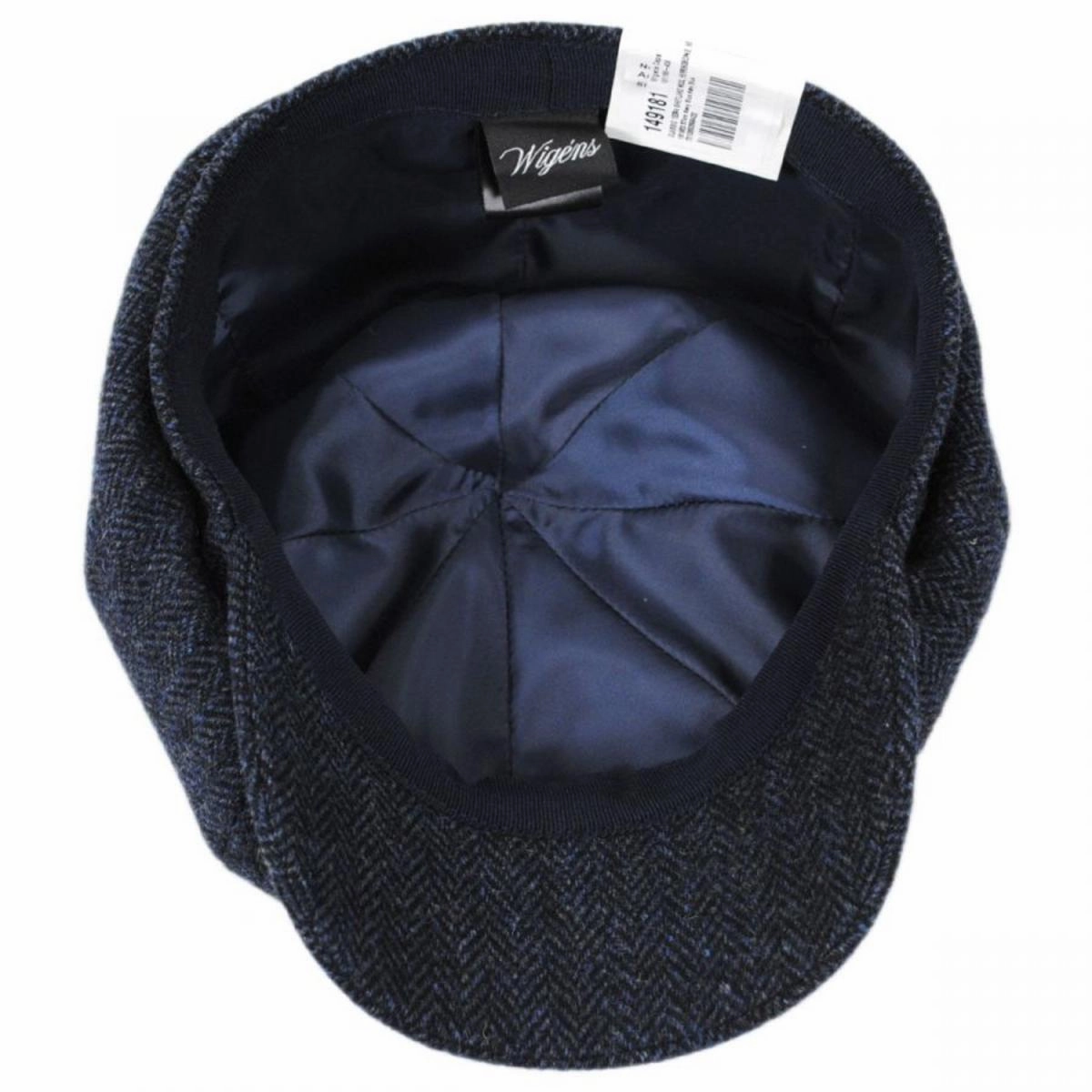 Classic Shetland Wool Herringbone Newsboy Cap
