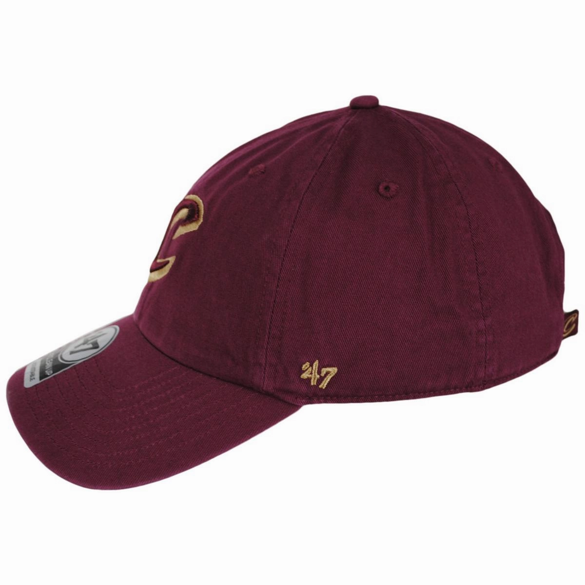 Cleveland Cavaliers NBA Clean Up Strapback Baseball Cap Dad Hat