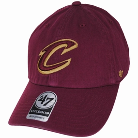 Cleveland Cavaliers NBA Clean Up Strapback Baseball Cap Dad Hat