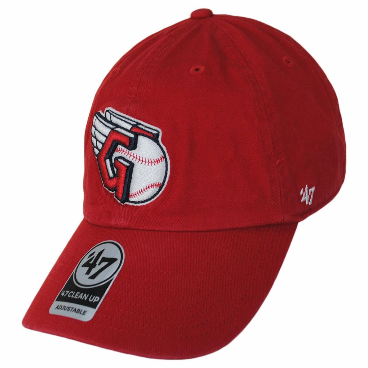 Cleveland Guardians MLB Clean Up Strapback Baseball Cap Dad Hat