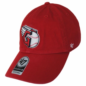 Cleveland Guardians MLB Clean Up Strapback Baseball Cap Dad Hat