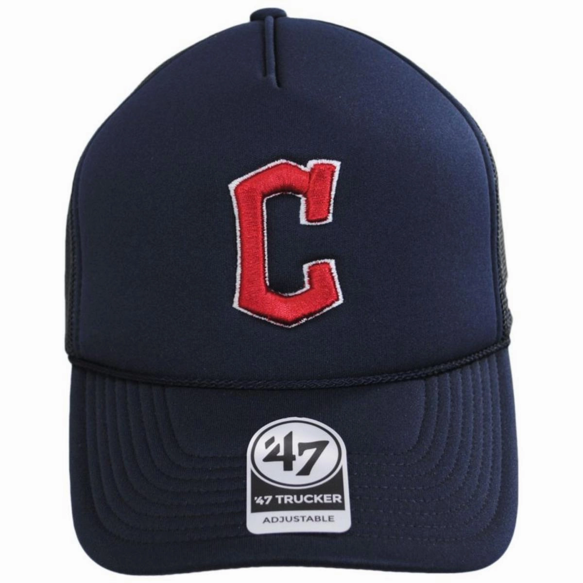 Cleveland Guardians MLB Foam Mesh Trucker Snapback Baseball Cap