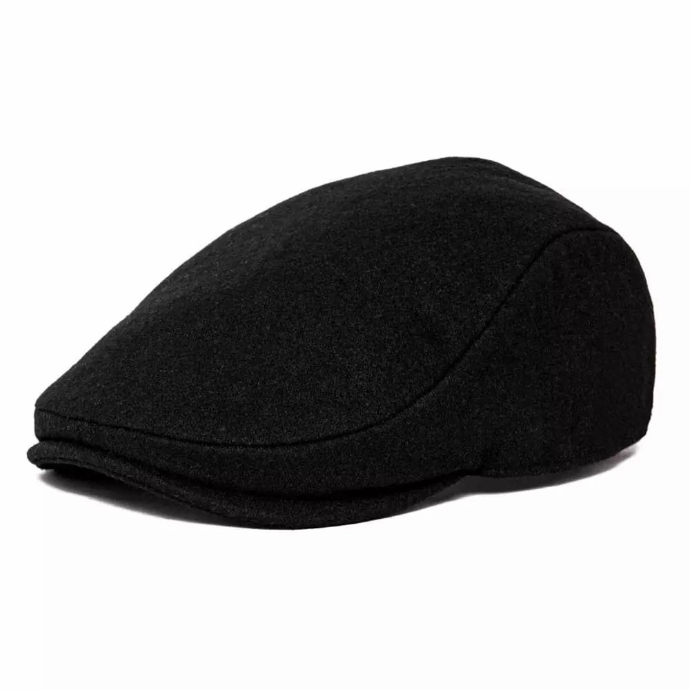 Clifton Flecked Wool Flat Cap