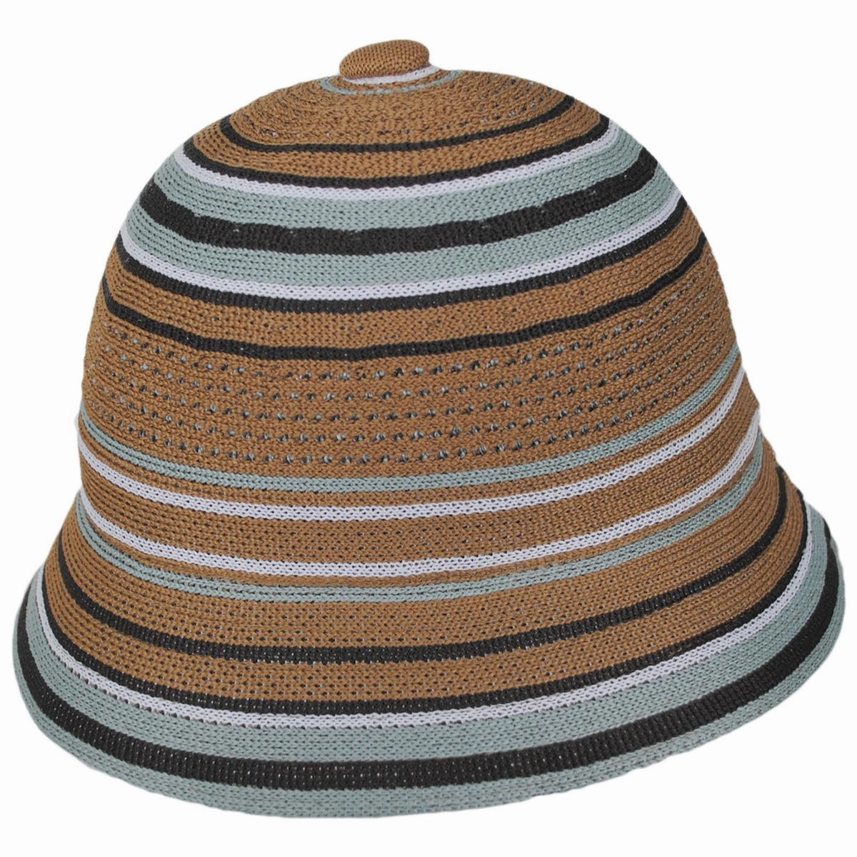 Clubhouse Stripe Casual Bucket Hat