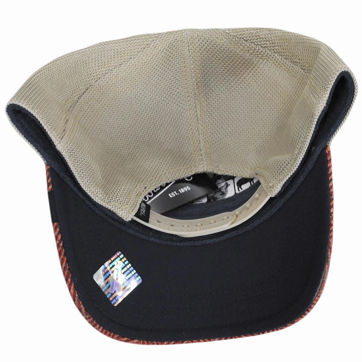 Cock British Plaid Mesh Trucker Snapback Baseball Cap