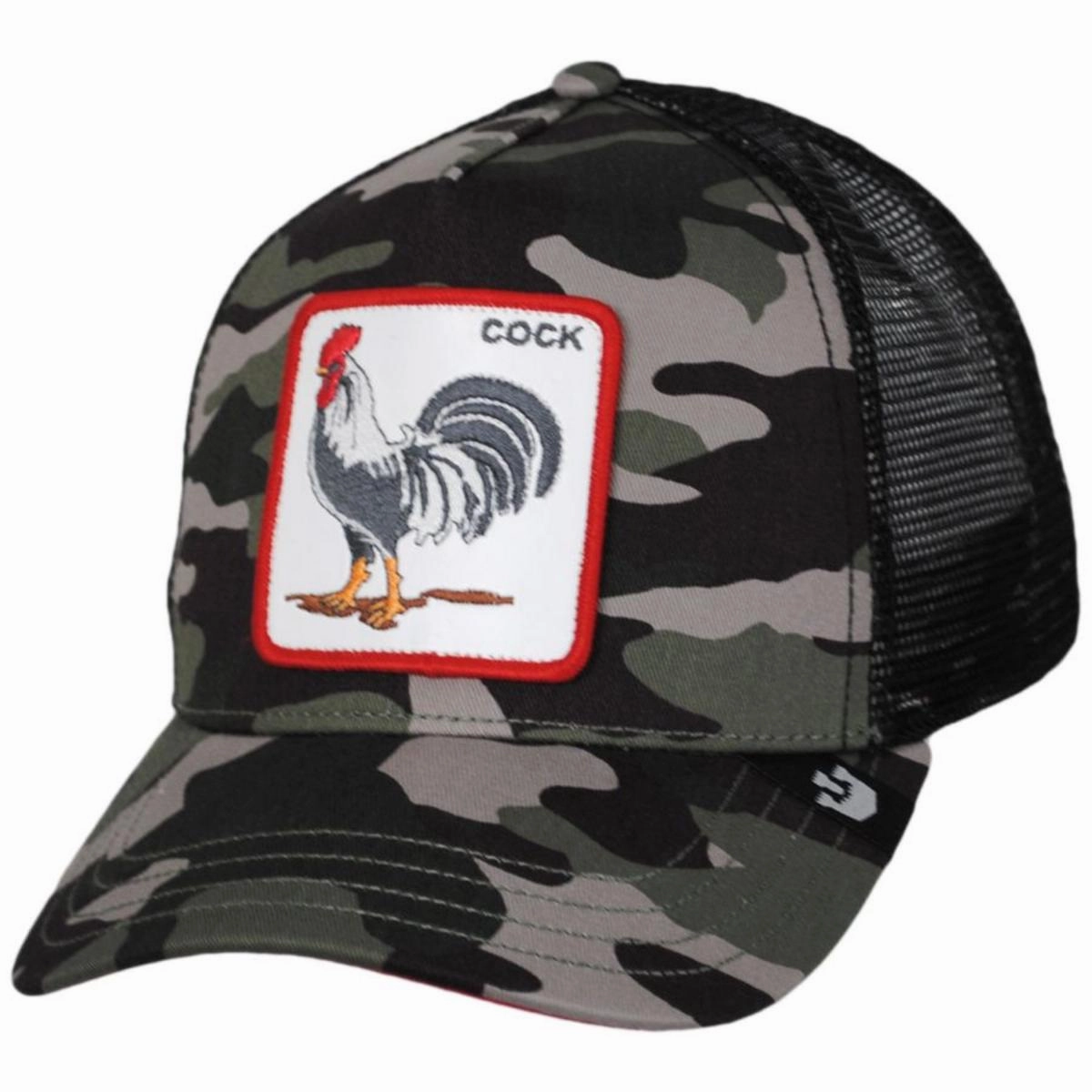 Cock Mesh Trucker Snapback Baseball Cap