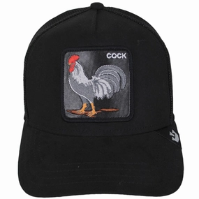 Cock Micro Suede Mesh Trucker Snapback Baseball Cap