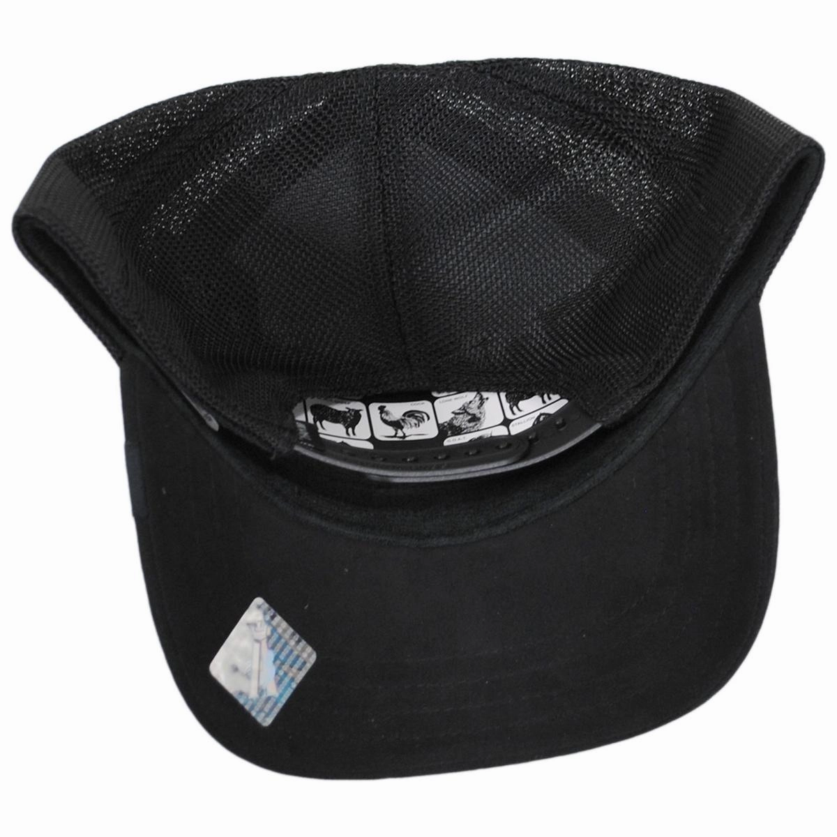 Cock Micro Suede Mesh Trucker Snapback Baseball Cap