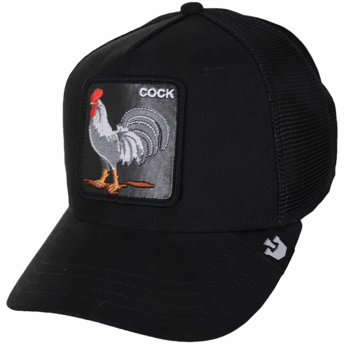 Cock Micro Suede Mesh Trucker Snapback Baseball Cap