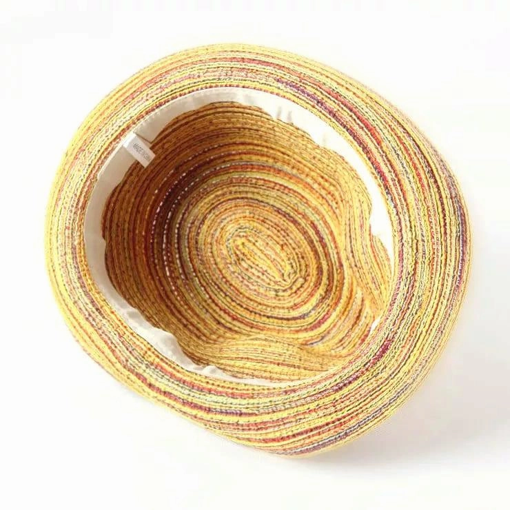 Cocoa Summer Striped Trilby Hat