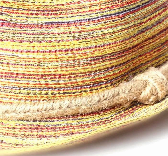 Cocoa Summer Striped Trilby Hat